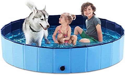 Jasonwell Foldable Dog Pool (63") — No Inflation, Just Fold, Fill & Splash