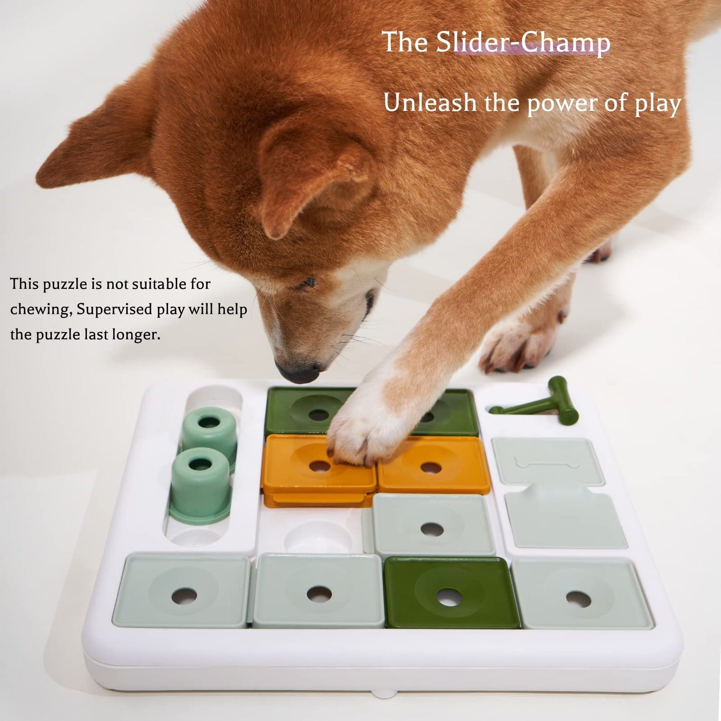 Barkwhiz Dog Treat Puzzle Toy - 3 Levels