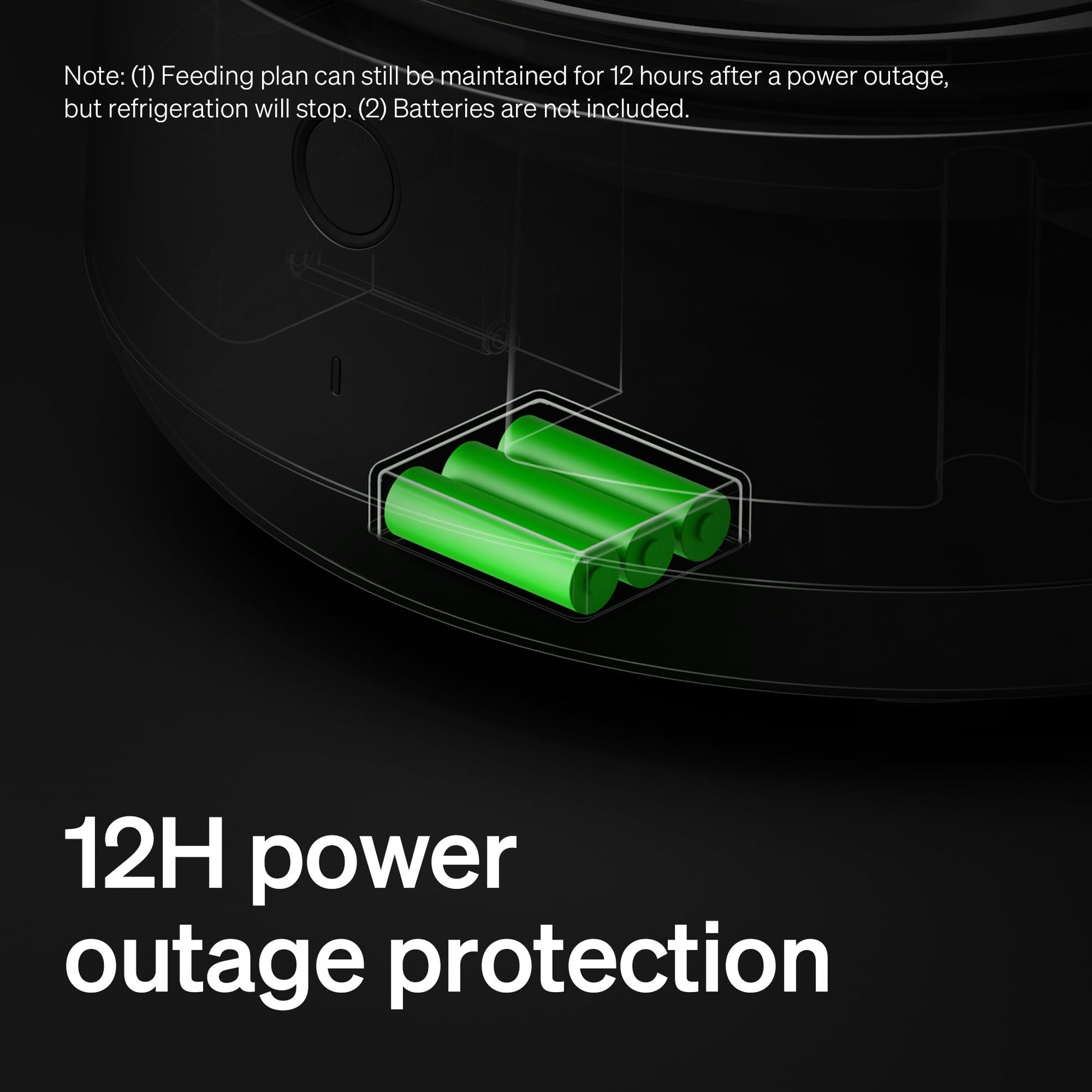 Energy-efficient  long lasting automatic wet food pet feeder