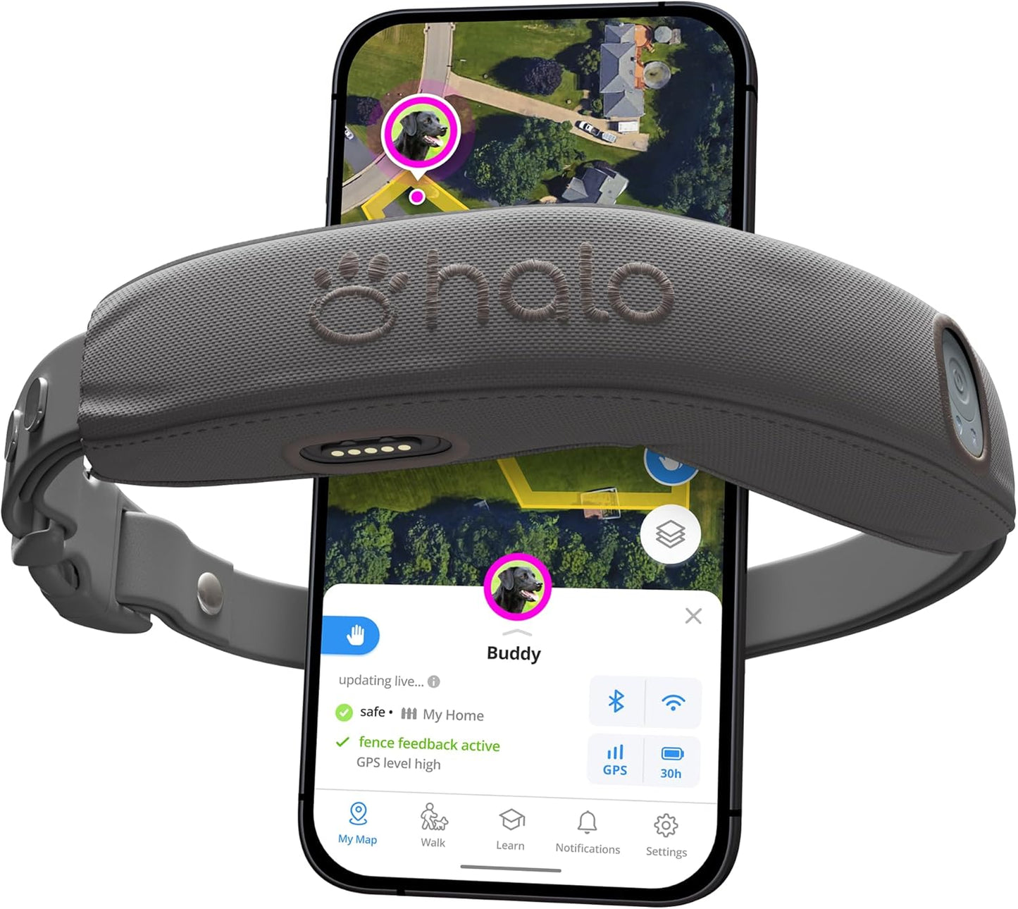 Halo Collar 4 – GPS Wireless Dog Fence and Training Collar for Dogs