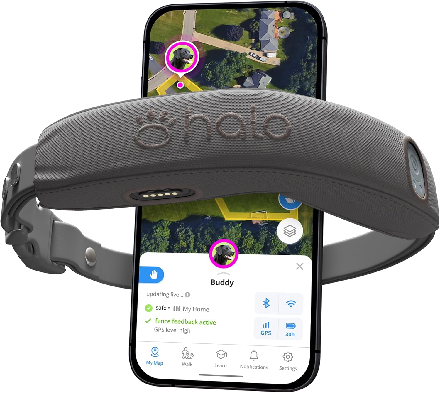 Halo Collar 4 – GPS Wireless Dog Fence and Training Collar for Dogs