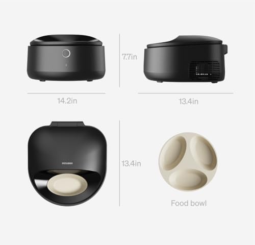 PETLIBRO Polar feeder tray holding wet cat food with gravy