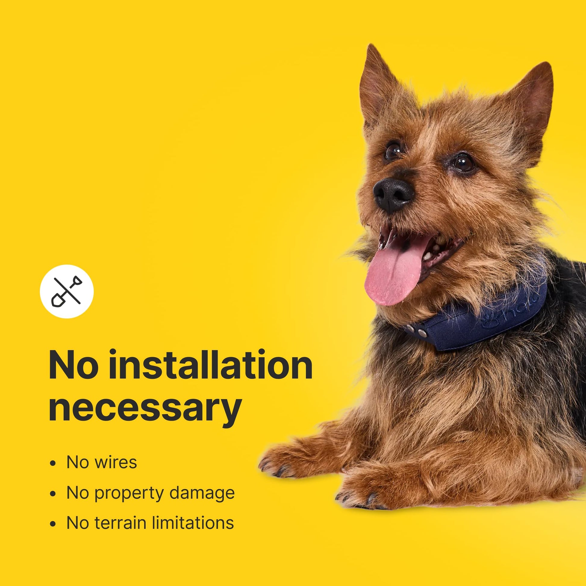 User-friendly GPS dog fence with strong signal and coverage