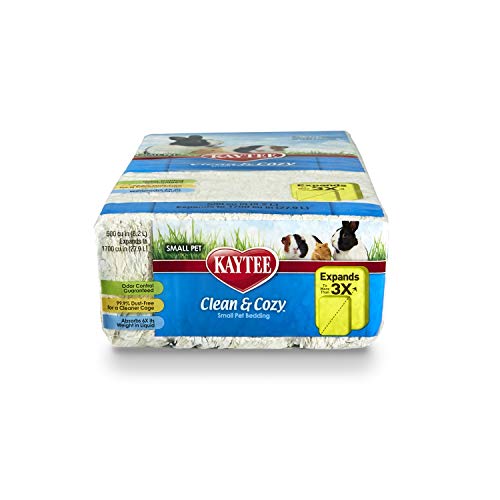 Clean & Cozy White Bedding 24.6L - Premium bedding for small pets, providing a clean, fresh habitat with excellent odor control.