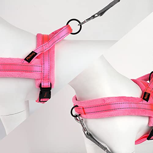 Didog No-Pull Dog Harness – Soft flannel padding, lightweight, and reflective for safety. Easy quick-fit design for hassle-free walking and training!