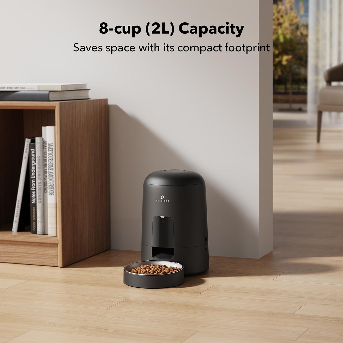 PETLIBRO Automatic Pet Feeder Dispenser- 180-Day Battery Life, AIR Ti