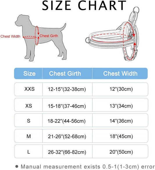 Didog No-Pull Dog Harness – Soft flannel padding, lightweight, and reflective for safety. Easy quick-fit design for hassle-free walking and training!