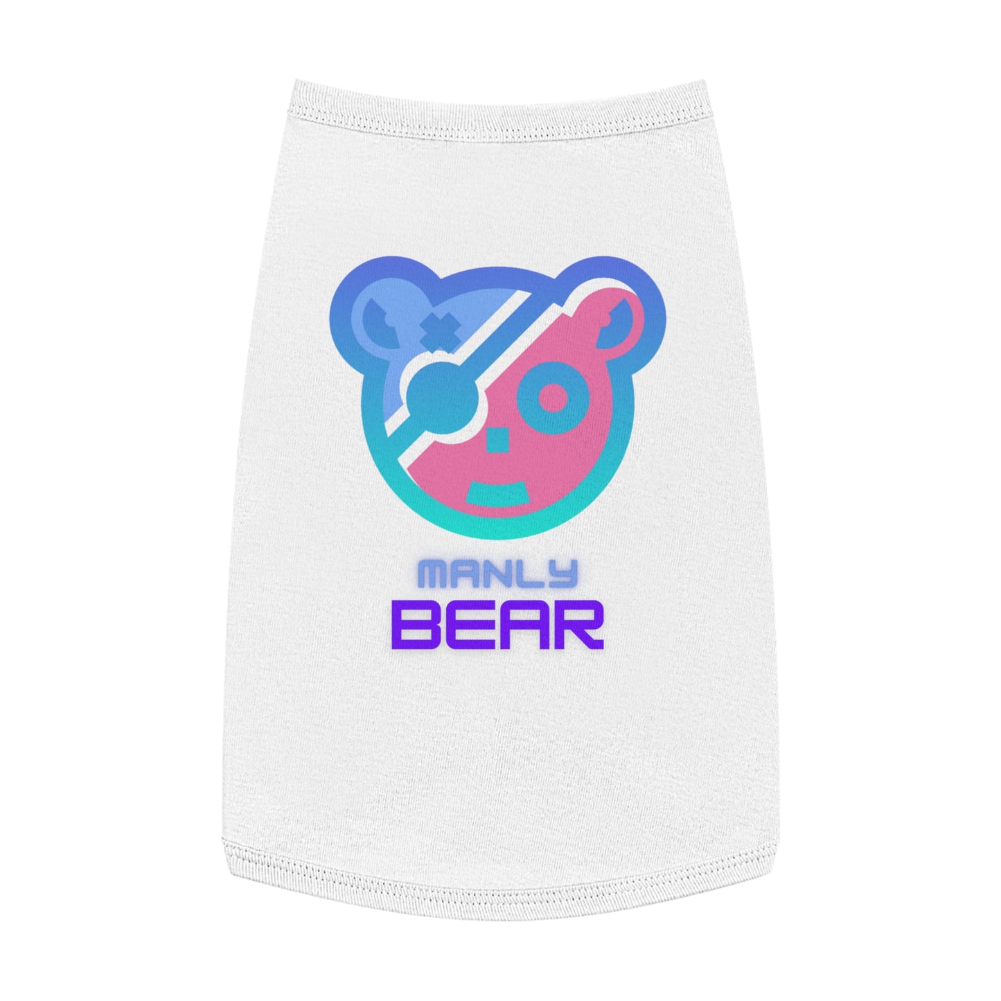 Manly Bear Pet Tank Top