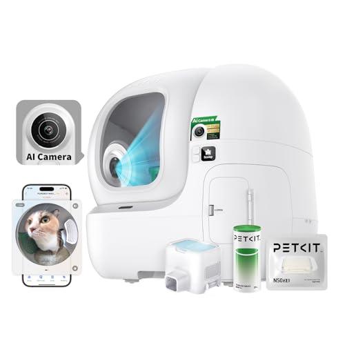 PETKIT Purobot Max Pro 2 — Self-Cleaning Litter Box With AI Camera Health Tracking