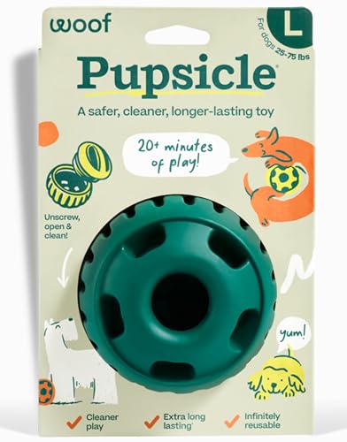 WOOF Pupsicle — the No-Mess Treat Toy That Buys You 30 Minutes of Quiet (Large)