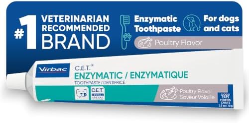 Virbac C.E.T. Enzymatic Toothpaste (Poultry, 2.5 oz) — the No-Brush Toothpaste Dogs Actually Like
