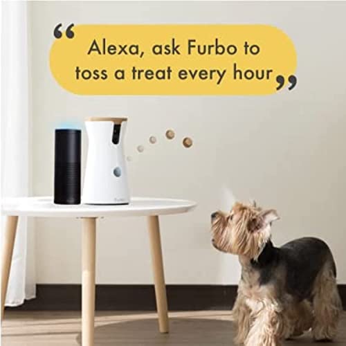 Dog Camera: Treat Tossing, Full HD Wifi Pet Camera and 2-Way Audio, Designed for Dogs, Compatible with Alexa (As Seen On Ellen)