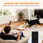 Automatic Dog Ball Launcher with 26-80 FT Distance, Automatic Ball Launcher for Medium and Large Dogs, Orange