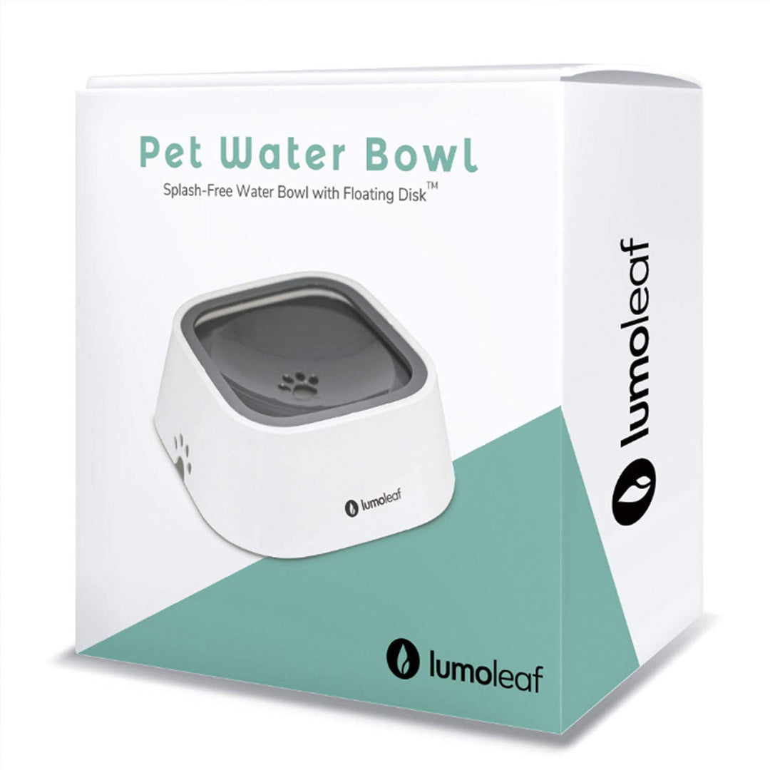 No-Spill Pet Bowl, Slow Water Feeder 35oz