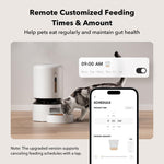 Load image into Gallery viewer, PETLIBRO Automatic 5G WiFi Pet Feeder with Freshness Preservation, 5L Timed with Low Food Sensor, Up to 10 Meals Per Day-White
