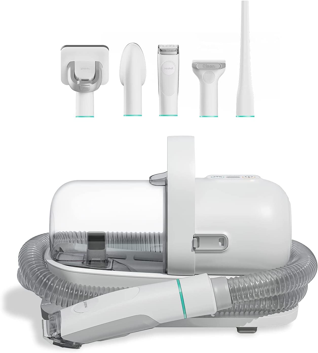 Neabot Neakasa P1 Pro Grooming Kit - 5 Tools, Vacuum Technology, 99% Hair Suction for Cleaner Grooming.