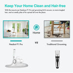 Load image into Gallery viewer, neabot Neakasa P1 Pro Pet Grooming Kit &amp; Vacuum Suction 99% Professional Pet Hair Clippers with 5 Grooming Tools
