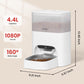 PET MARVEL Automatic Pet Feeder - 1080P Camera, WiFi, 2-Way Audio, Motion Detection