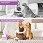 Load image into Gallery viewer, Dog Hair Vacuum Grooming Kit 2.5L Ideal for Shedding Dogs &amp; Cats at Home Cleaning Tools
