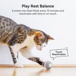 Load image into Gallery viewer, Smart Interactive Automatic Cat Toy for Cat or Kittenbwith Lights and Bell-Grey
