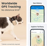 Load image into Gallery viewer, Tractive GPS Tracker &amp; Health Monitoring for Cats Market Leading | Alerts | Works with Any Collar
