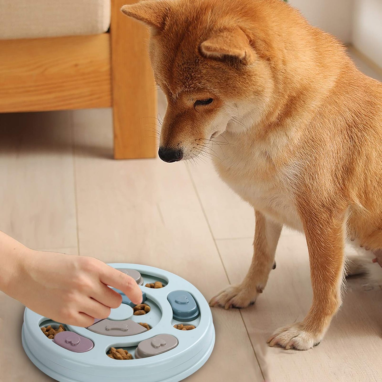 Dog Puzzle Feeder Toy by DR CATCH - Fun and engaging toy to boost your dog's intelligence and problem-solving skills.