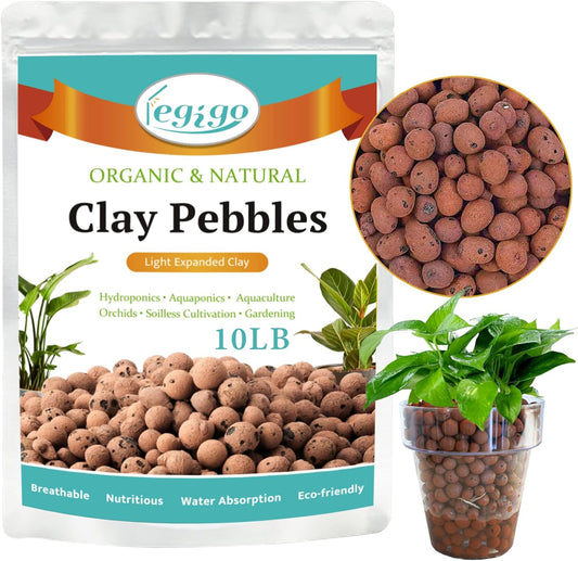 Legigo LECA Clay Pebbles (10 lb) — the Drainage Layer Every Bioactive Build Starts With