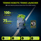 TENNIIX Basic Portable AI Tennis Ball Machine & Robot – Voice & App Controlled, 18.7 lbs, Gray