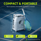 TENNIIX Basic Portable AI Tennis Ball Machine & Robot – Voice & App Controlled, 18.7 lbs, Gray