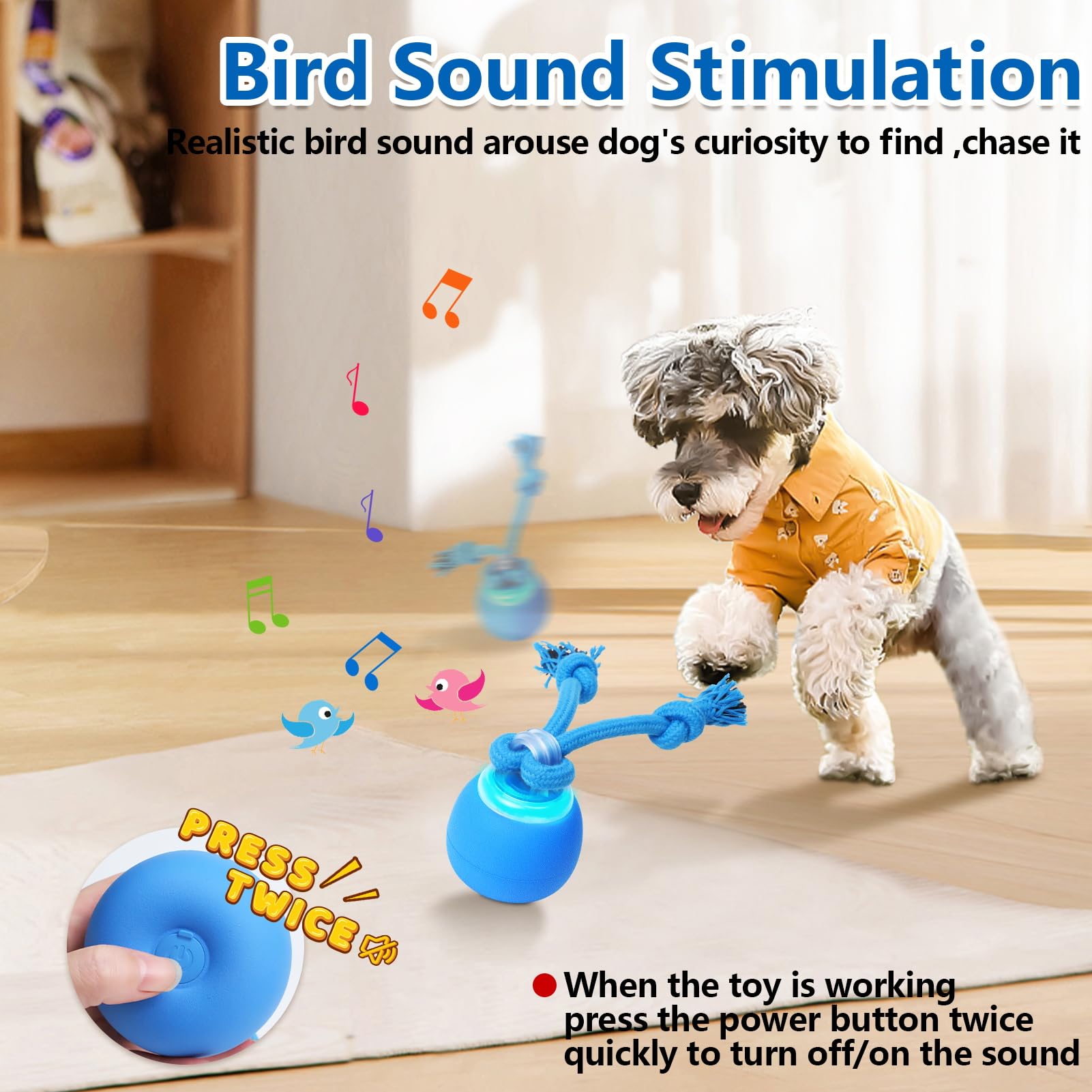 Touch-Activated Dog Toy – Encourages Exercise and Reduces Boredom