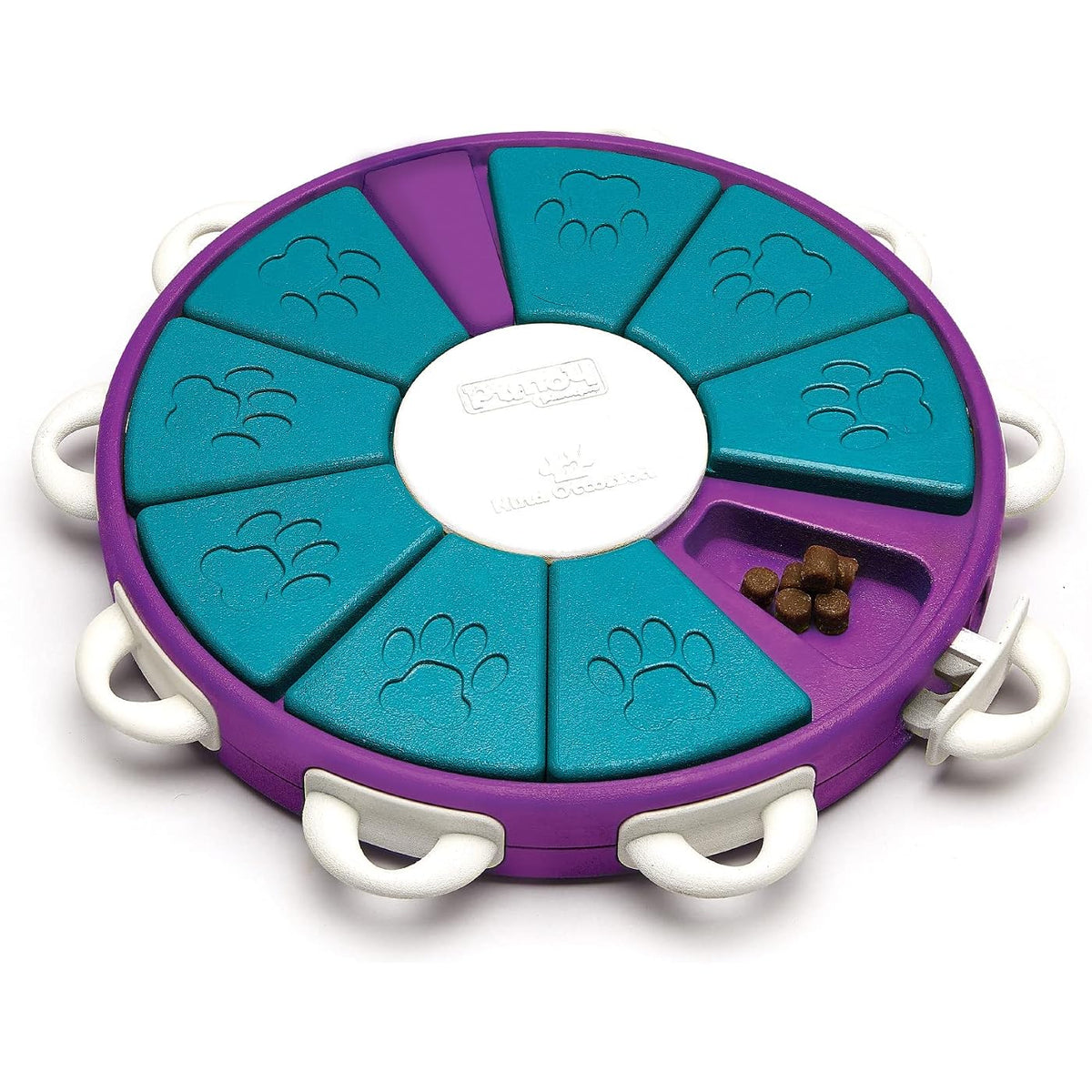 Outward Hound Nina Ottosson Dog Twister Puzzle Toy — Level 3 Brain Work for Smart Dogs