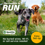 Load image into Gallery viewer, SpotOn GPS Dog Fence-App Based Wireless Waterproof Dog Fence Collar 128 Satellite Network GPS Dog Fence System
