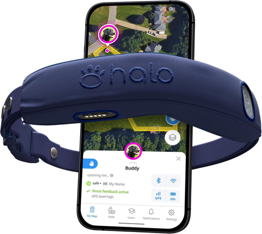 Halo Collar 4 – GPS Wireless Dog Fence and Training Collar for Dogs