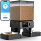 Oneisall Automatic Cat Food Dispenser with 5G Wi-Fi and Voice Recorder