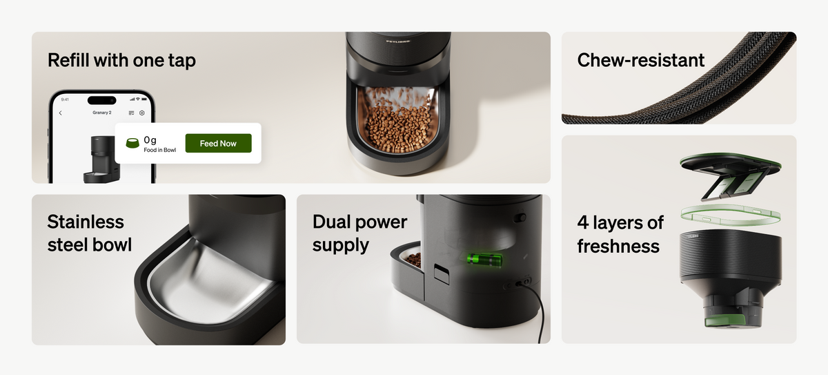 PETLIBRO Granary 2 Vision AI Camera Feeder — Know Exactly Who Ate, and How Much