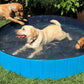 1Pc 160 X 160 X 30Cm-63.0 X 63.0 X 11.8Inch Foldable Pet Swimming Pool PVC Dog Swim Pool Bathing Tub Playmat Pools