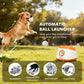 Automatic Dog Ball Launcher with 26-80 FT Distance, Automatic Ball Launcher for Medium and Large Dogs, Orange