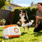 Automatic Dog Ball Launcher with 26-80 FT Distance, Automatic Ball Launcher for Medium and Large Dogs, Orange