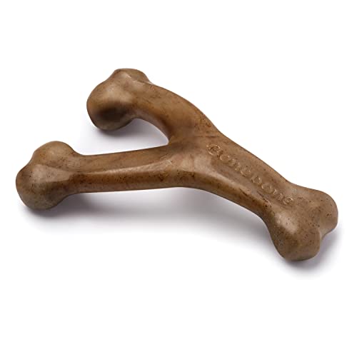 Medium Benebone Bacon Chew Toy for Aggressive Chewers - USA Made