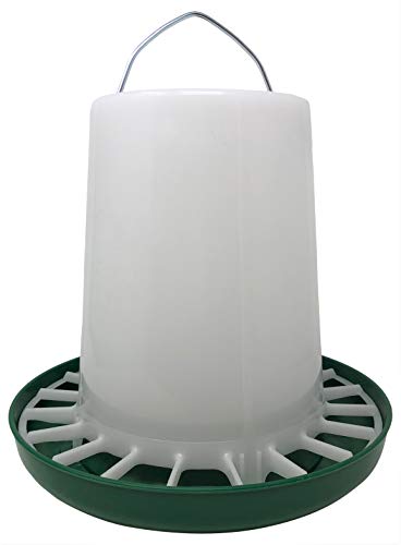 10 lb Harris Farms Free Range Hanging Poultry Feeder, White