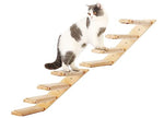 Load image into Gallery viewer, Cat Climbing Shelves Wall Mounted 2PCS &amp; Four-Step Stair – Reversible, Jute Scratch Ladder, &amp; Cozy Cat Perch Furniture
