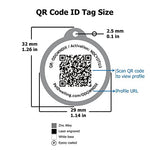 Load image into Gallery viewer, Premium QR Pet ID Tag - Purple Paw
