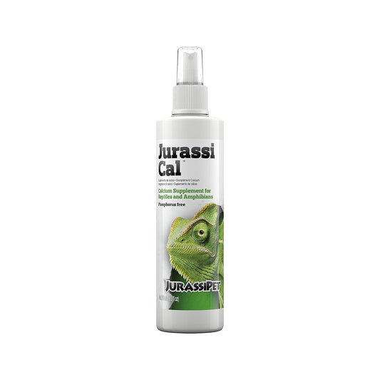 JurassiCal Liquid Supplement 250mL - Essential calcium source for reptiles and amphibians.