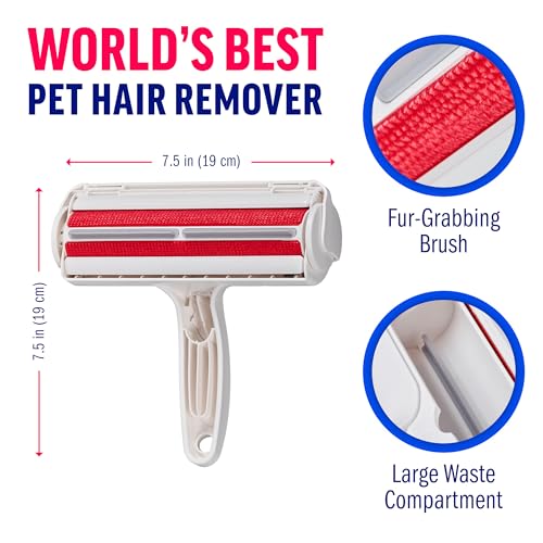 Reusable ChomChom Lint Roller - Multi-Surface Pet Hair Remover for a Fur-Free Home.