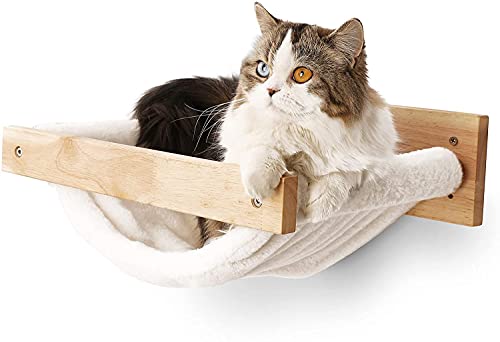 Cat Hammock Wall Mounted, Kitty Beds and Perches,for Sleeping, Playing, Climbing, and Lounging