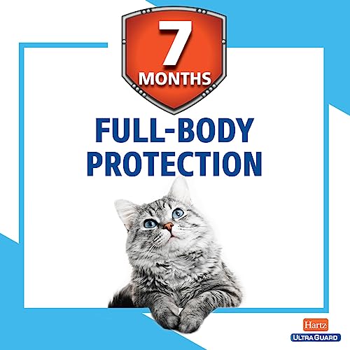 Hartz UltraGuard Pro – Odorless Flea & Tick Collar for Cats, Continuous Protection.