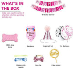 Load image into Gallery viewer, Dogs Deserve It Girl Dog Birthday Party Supplies 8 Pieces
