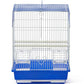 Blue Plastic Base Cage for Small Birds