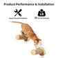 Cat Stairs Wall Mounted 11.8 Inch with Jute Scratching for Most Kitten, Medium and Large Cats, 2 of Pack