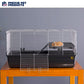 Dark Gray Small Animal Habitat - Ideal shelter with a comfortable design for your small pets.